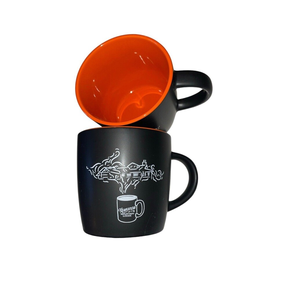 Keweenaw Mountain Lodge Coffee Mugs Set Of 2 Keweenaw, Michigan Upper Peninsula